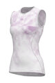 ALÉ Tricou de ciclism fără mâneci - ATMOSFERA INTIMO - alb/albastru deschis