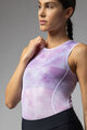 ALÉ Tricou de ciclism fără mâneci - ATMOSFERA INTIMO - alb/albastru deschis