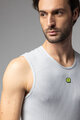 ALÉ Tricou de ciclism fără mâneci - STEAM INTIMO - alb