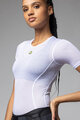 ALÉ Tricou de ciclism cu mânecă scurtă - VELO ACTIVE INTIMO - alb