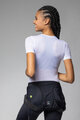 ALÉ Tricou de ciclism cu mânecă scurtă - VELO ACTIVE INTIMO - alb