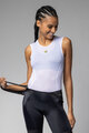 ALÉ Tricou de ciclism fără mâneci - VELO ACTIVE INTIMO - alb