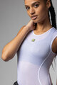 ALÉ Tricou de ciclism fără mâneci - VELO ACTIVE INTIMO - alb