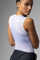 ALÉ Tricou de ciclism fără mâneci - VELO ACTIVE INTIMO - alb
