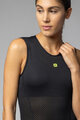 ALÉ Tricou de ciclism fără mâneci - VELO ACTIVE INTIMO - negru