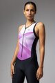ALÉ Salopetă de ciclism - HORIZON TRIATHLON - roz/negru