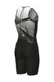 ALÉ Salopetă de ciclism - HORIZON TRIATHLON - alb/gri/negru