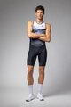 ALÉ Salopetă de ciclism - HORIZON TRIATHLON - alb/gri/negru