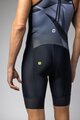 ALÉ Salopetă de ciclism - HORIZON TRIATHLON - alb/gri/negru