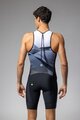 ALÉ Salopetă de ciclism - HORIZON TRIATHLON - alb/gri/negru
