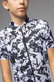 ALÉ Tricou de ciclism cu mânecă scurtă - ESSENZA KID - negru/alb