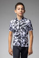 ALÉ Tricou de ciclism cu mânecă scurtă - ESSENZA KID - negru/alb