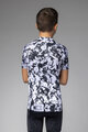 ALÉ Tricou de ciclism cu mânecă scurtă - ESSENZA KID - negru/alb