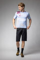 ALÉ Tricou de ciclism cu mânecă scurtă - RUGGED OFF ROAD - albastru