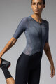 ALÉ Salopetă de ciclism - BEYOND TRIATHLON - gri/negru