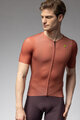 ALÉ Tricou de ciclism cu mânecă scurtă - EARTHY STYLE - maro