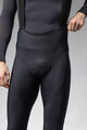 ALÉ Pantaloni de ciclism lungi cu bretele - negru