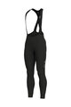 ALÉ Pantaloni de ciclism lungi cu bretele - negru