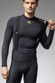 ALÉ Pantaloni de ciclism lungi cu bretele - negru