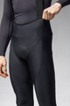 ALÉ Pantaloni de ciclism lungi cu bretele - negru