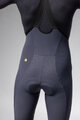 ALÉ Pantaloni de ciclism lungi cu bretele - antracit