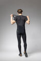 ALÉ Pantaloni de ciclism lungi cu bretele - PRAGMA WINTER 2.0 - negru