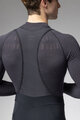 ALÉ Pantaloni de ciclism lungi cu bretele - PRAGMA WINTER 2.0 - negru