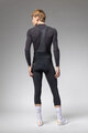ALÉ Pantaloni de ciclism lungi cu bretele - PRAGMA WINTER 2.0 - negru