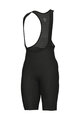 ALÉ Pantaloni scurți de ciclism cu bretele - PRAGMA WINTER 2.0 - negru