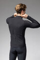 ALÉ Tricou de cilism pentru iarnă cu mânecă lungă - PRAGMA FONDO 3.0 - negru