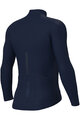 ALÉ Tricou de cilism pentru iarnă cu mânecă lungă - PRAGMA FONDO 3.0 - albastru