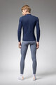 ALÉ Tricou de cilism pentru iarnă cu mânecă lungă - PRAGMA FONDO 3.0 - albastru