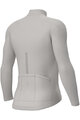 ALÉ Tricou de cilism pentru iarnă cu mânecă lungă - PRAGMA FONDO 3.0 - alb