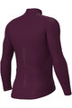 ALÉ Tricou de cilism pentru iarnă cu mânecă lungă - PRAGMA FONDO 3.0 - mov