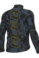 ALÉ Tricou de cilism pentru iarnă cu mânecă lungă - PRAGMA SCHEMA - negru