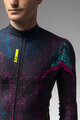 ALÉ Tricou de cilism pentru iarnă cu mânecă lungă - PRAGMA ZANZIBAR - negru/multicolor