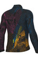 ALÉ Tricou de cilism pentru iarnă cu mânecă lungă - PRAGMA ZANZIBAR - negru/multicolor