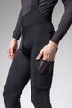 ALÉ Pantaloni de ciclism lungi cu bretele - STONES CARGO 2.0 - negru
