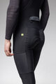 ALÉ Pantaloni de ciclism lungi cu bretele - STONES CARGO 2.0 - negru