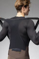 ALÉ Pantaloni de ciclism lungi cu bretele - STONES CARGO 2.0 - maro