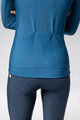 ALÉ Tricou de cilism pentru iarnă cu mânecă lungă - PRAGMA FONDO 3.0 LADY - albastru