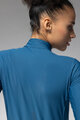 ALÉ Tricou de cilism pentru iarnă cu mânecă lungă - PRAGMA FONDO 3.0 LADY - albastru