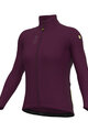 ALÉ Tricou de cilism pentru iarnă cu mânecă lungă - PRAGMA FONDO 3.0 LADY - mov