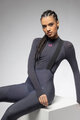 ALÉ Pantaloni de ciclism lungi cu bretele - R-EV1 VOLTAGE - antracit