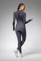 ALÉ Pantaloni de ciclism lungi cu bretele - R-EV1 VOLTAGE - antracit