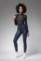 ALÉ Pantaloni de ciclism lungi cu bretele - R-EV1 VOLTAGE - albastru