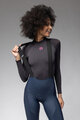 ALÉ Pantaloni de ciclism lungi cu bretele - R-EV1 VOLTAGE - albastru