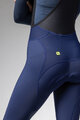 ALÉ Pantaloni de ciclism lungi cu bretele - PRAGMA WINTER - albastru