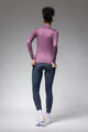 ALÉ Tricou de cilism pentru iarnă cu mânecă lungă - PR-E FOLLOW ME 2.0 LADY - mov