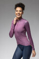 ALÉ Tricou de cilism pentru iarnă cu mânecă lungă - PR-E FOLLOW ME 2.0 LADY - mov